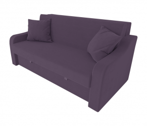 Диван Аккорд Большой (Berhouse) Цвет фасада: Бордо Велюто 25; Тип: Прямой; Материал фасада: Металл/Велюр