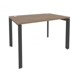 Стол рабочий на П-образном м/к ОНИКС О.МП-СП-2.8 Дуб Аризона/Антрацит / ONIX O.MP-SP-2.8