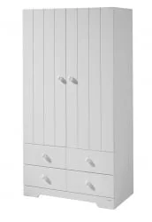 Детский шкаф для одежды Micuna А-1414 white