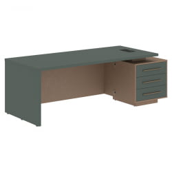 Стол руководителя правый VELION VCT 2290 R Нефрит Кобра