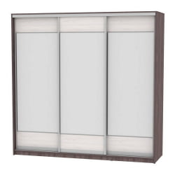 Шкаф-купе B-220х235х60-3(ЯАТ-ЯАС-D8D8D8)