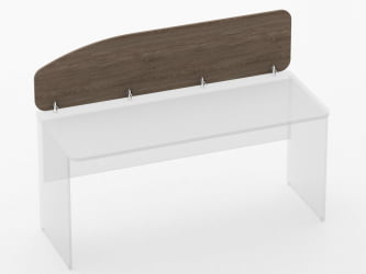 Экран разделительный Глассй 5.12.16 Дуб Верцаска / Glassy