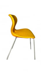 Стул универсального назначения АУРА (рост 6) Желтый/Каркас серый / AURA