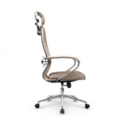 Кресло руководителя Metta L 2c 44C/K116 Infinity Easy Clean (MPES) Комплект 9 Темно-бежевое