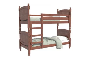 Кровать двухъярусная Валерия 200х90 Орех