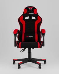 Кресло спортивное TopChairs Shadow ткань черно-красный