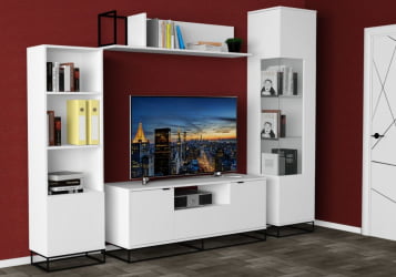 Полка City средняя белый