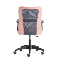 Компьютерное кресло STAFF флок/ткань, розовый/серый, 137/W-12
