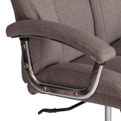 Кресло Труст (макс) ткань рогожка Нисе, мокко (серо-бежевая) / Trust (max) Nice,