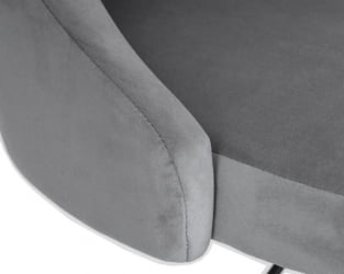 Стул барный DOBRIN JOSEPH BLACK (серый велюр (MJ9-75)) 2 шт