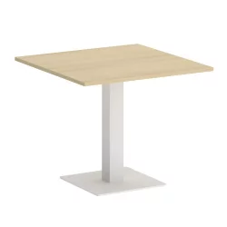 Стол журнальный квадратный ХОМЕ ОФФИCЕ ВР.СП-5-90.2 Акация Лорка/Белый металл / HOME OFFICE VR.SP-5-90.2