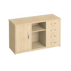 Тумба под оргтехнику сервисная Рива А.МТ-2 Клен / Riva