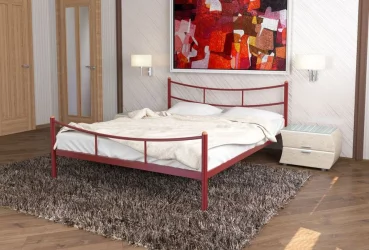 Кровать София plus 1200х2000 Красная