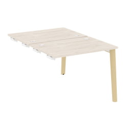 Стол-приставка двойной к опорным элементам ОНИКС ВООД ОВ.Д.СПР-1.7 Денвер Светлый/Светлый / ONIX WOOD OW.D.SPR-1.7