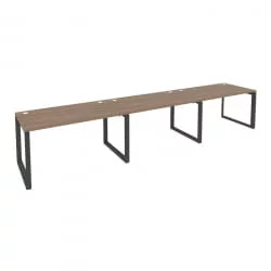 Рабочая станция на О-образном м/к ОНИКС О.МО-РС-3.3.8 Дуб Аризона/Антрацит / ONIX O.MO-RS-3.3.8