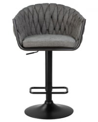 Стул барный DOBRIN LEON (графитовая ткань (LAR-275-21)) 2 шт