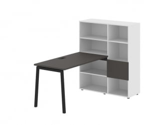 Рабочая станция EDIS ELRST 1113 Мокко Черный Белый