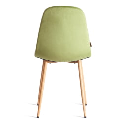 Кухонный стул BREEZE (mod. JSC-58) Велюр/металл , 44 х 53 х 86 см, Green (зеленый) HLR54 / натуральный
