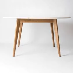 Стол обеденный Орион Plus 100x100 Морилка Дуб натуральный Морилка Орех