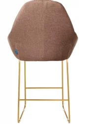 Стул полубарный Kent (ПБ) Браун/Линк Золото