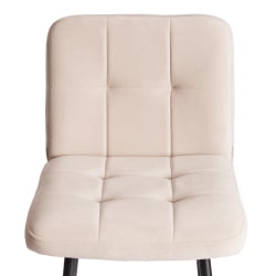 Полубарный стул Medeo/Медео велюр, бежевый, 7, 42х56х102 см