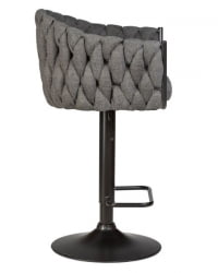 Стул барный DOBRIN LEON (графитовая ткань (LAR-275-21)) 2 шт