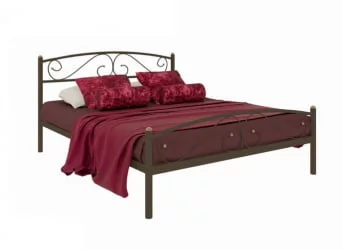 Кровать Вероника Plus 1400х2000 Коричневая