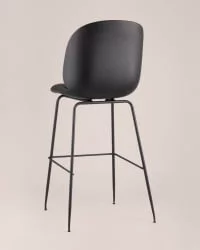 Стул барный Beetle Lite PU со спинкой Коричневый
