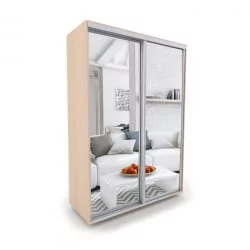 Шкаф-купе 2-х дверный Акцент-Сим З 1000х600 Дуб молочный