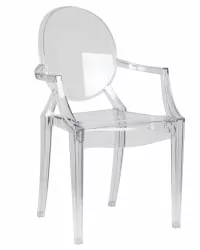 Стул обеденный DOBRIN LOUIS GHOST Прозрачный