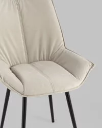 Стул обеденный Осло велюр Бежевый