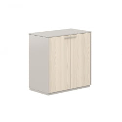 Шкаф низкий Atlas NZ-0314.GS.YN Серый камень Ясень Наварра