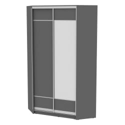 Шкаф-купе Белла(H9)2300х1153х1153(Графит-D7D8)