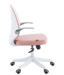 Детское компьютерное кресло CHAIRMAN CH107 ткань розовый (M)