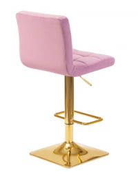 Стул барный DOBRIN GOLDIE (пудрово-сиреневый велюр (MJ9-52)) 2 шт