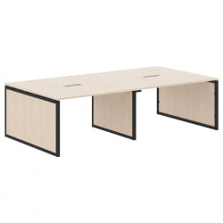 Конференц-стол КСТЕН-КП КСКПСCТ 2714 Бук Тиара Антрацит / XTEN-QP XQPSCT