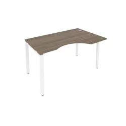 Стол письменный МЕТАЛ СЙСТЕМ Б.СА-2 Пр Вяз/Белый / METAL SYSTEM