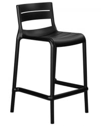 Стул полубарный DOBRIN NESSA (черный (B-03)) 4 шт