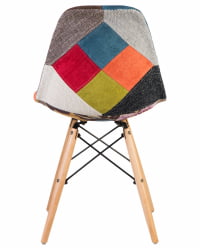 Стул обеденный DOBRIN DSW (ножки светлый бук, цвет мозаика) 4 шт