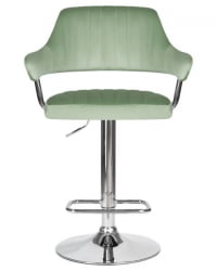 Стул барный DOBRIN CHARLY (пудрово-мятный велюр (MJ9-87)) 2 шт