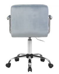 Офисное кресло для персонала DOBRIN TERRY (пудрово-голубой велюр (MJ9-74)) 2 шт