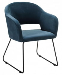 Кресло Oscar Diag blue/Линк