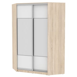 Шкаф-купе YA-230х1400-718-1(ДСС-Белый-D3D3)