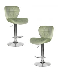Стул барный DOBRIN BARNY (мятный велюр (MJ9-87)) 2 шт
