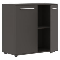 Шкаф с глухими малыми дверьми ЕДИС ЕЛCС 85.1 Мокко Белый Мокко / EDIS ELCS