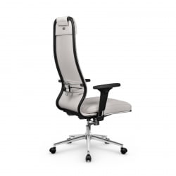 Кресло руководителя Мetta L 1m 40M/2D Infinity Easy Clean (MPES) Комплект 9 Белое