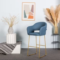 Стул барный Oscar (Б) БлюАрт/Линк