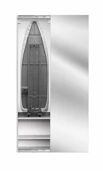 Шкаф-купе белый Iron Box Print (правый, купе) Беленый дуб