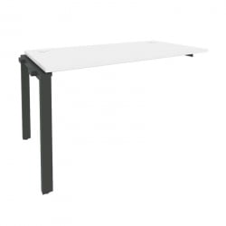 Наборный элемент рабочей станции на П-образном м/к ОНИКС О.МП-1.НРС-3.7 Белый Бриллиант/Антрацит / ONIX O.MP-1.NRS-3.7