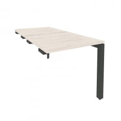 Стол-приставка двойной на П-образном м/к к опорным элем. ONIX O.MP-D.SPR-0.8 Денвер Светлый/Антрацит